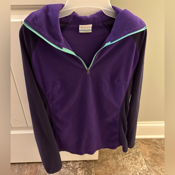 Columbia Fleece Quarter Zip Jacket Women’s Medium - Picture 1 of 7